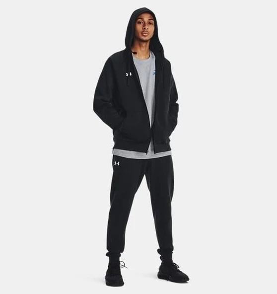 Under Armour UA Rival Fleece FZ Hoodie Erkek Sweatshirt - Resim 3