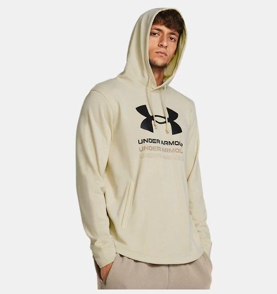 Under Armour UA Rival Terry Graphic Hood Erkek Sweatshirt - 1
