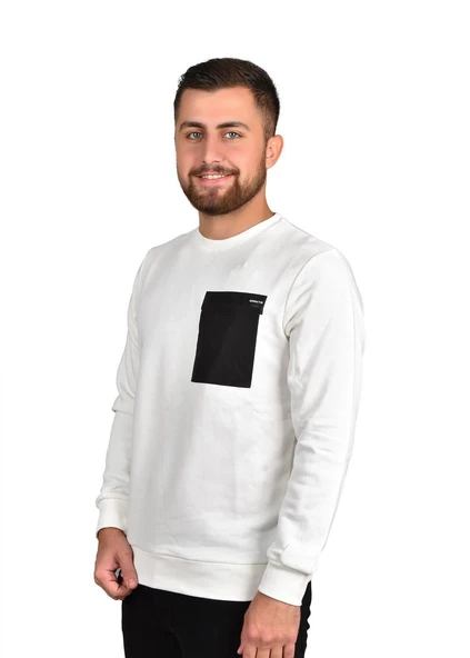 MANTA 5323 Cep Baskılı Sweatshirt ürün görseli 1