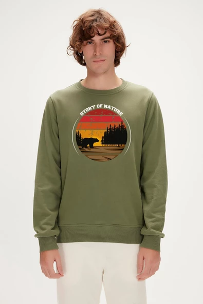 Bad Bear Story Crewneck Erkek Sweatshirt ürün görseli 1