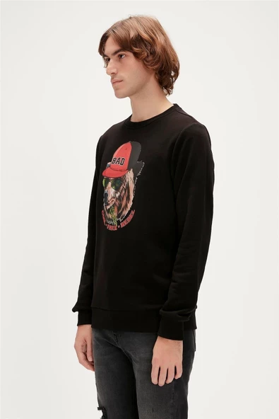 Bad Bear Rebel Crewneck Erkek Sweatshirt - Resim 4