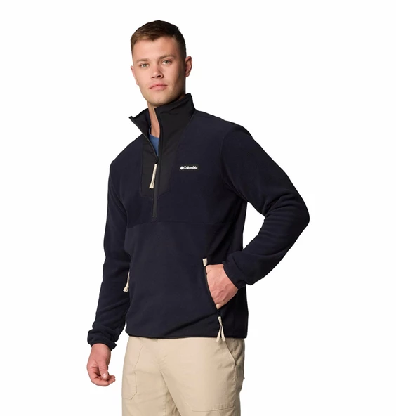 Columbia Am3637 Sequoia Grove Half Zip Fleece Erkek Polar - 3