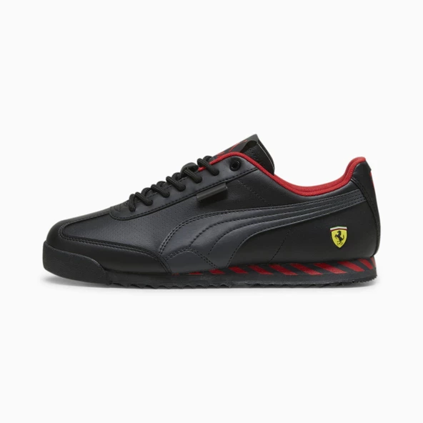 Puma Ferrari Roma Via-PUMA Black-Flat Dark Gray Erkek Spor Ayakkabı