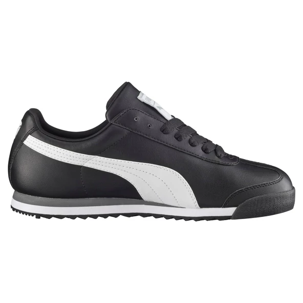 Puma Roma Basic-black-white-puma silver Erkek Spor Ayakkabı - 2