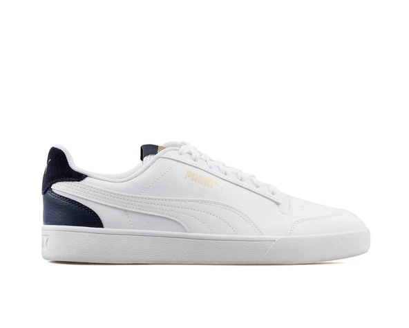 Puma Puma Shuffle Puma White-Puma White-Peaco Erkek Spor Ayakkabı