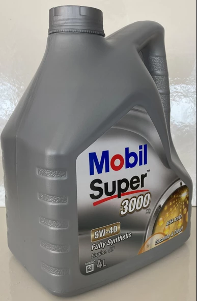 MOBİL SUPER 3000 X1 5W-40 TAM SENTETİK 4 L MOTOR YAĞI 2024 - 2