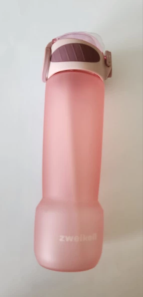 Nozer Soft Touch Bpa Içermez Kırmızı Şeritli 650 Ml Tritan Suluk Rose