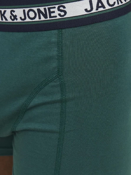 JACK JONES Erkek 3 lü Ambalajlı Pamuklu Boxer 12270759 - 7
