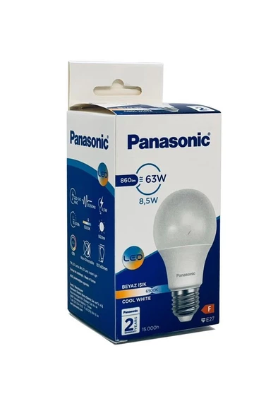 Panasonic 8,5W (63W) Led Ampul 6500K - Beyaz Işık