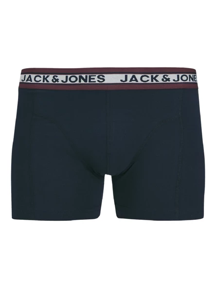 JACK JONES Erkek 3 lü Ambalajlı Pamuklu Boxer 12270759 - 6