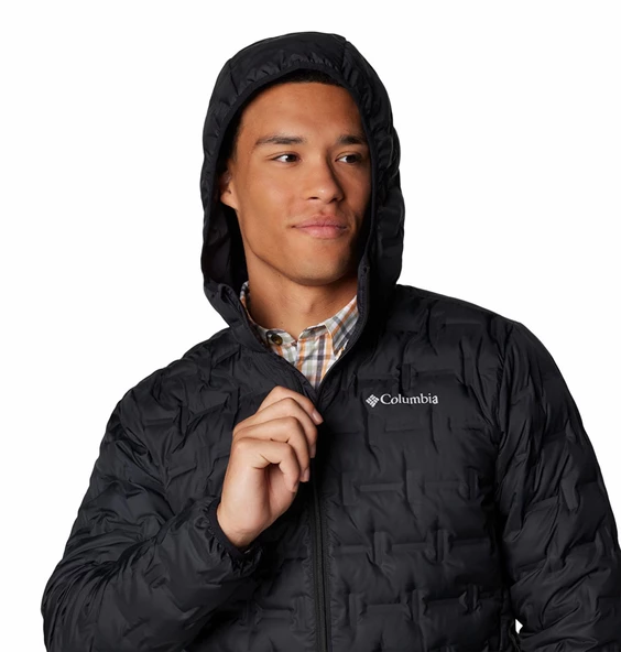Columbia WO6610 Delta Ridge II Down Hooded Jacket Erkek Mont - Resim 4