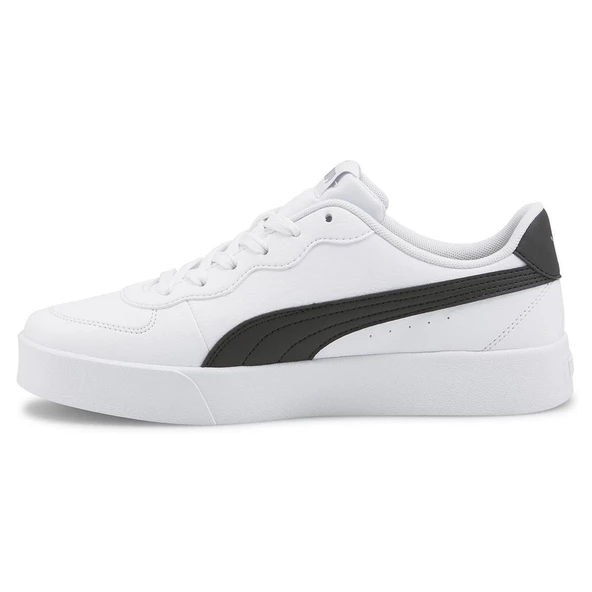 Puma Skye Clean-Puma White-Puma Black Kadın Spor Ayakkabı - 6