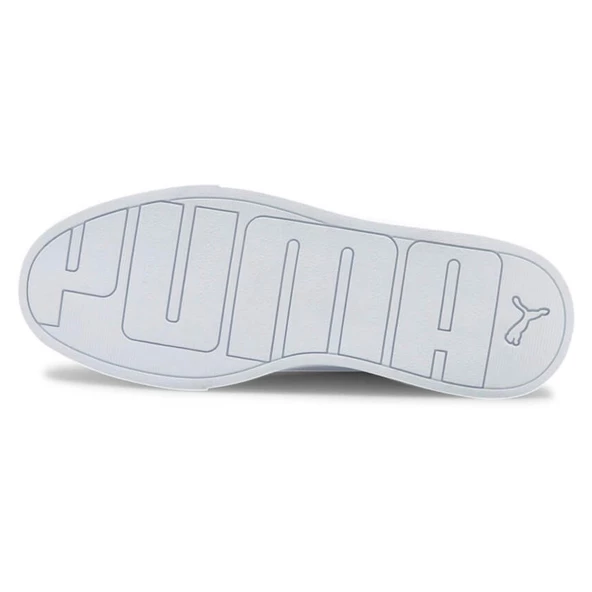 Puma Skye Clean-Puma White-White-Silver Kadın Spor Ayakkabı - 6