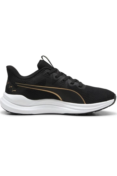 Puma Reflect Lite-PUMA Black-PUMA Gold Kadın Spor Ayakkabı - 2