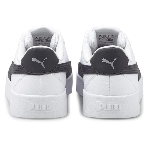 Puma Skye Clean-Puma White-Puma Black Kadın Spor Ayakkabı - 5
