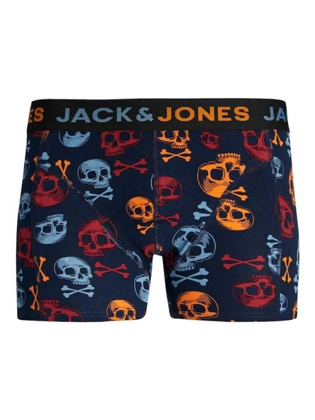 Jack & Jones Jacbone Skull Trunks 3 Pack Erkek Boxer - 3