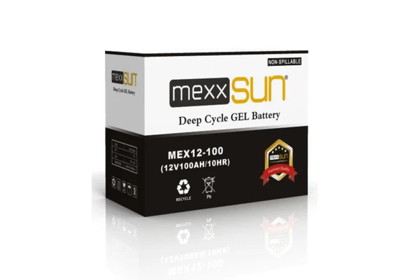 Mexxsun Jel Akü 12V 100Ah (Mex12-100) - 4