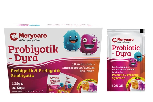 Kedi ve Köpekler için Probiyotik Dyra 30X1,25gr