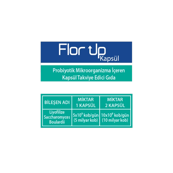 Flor Up Probiyotik Kapsül 10 Adet - 4