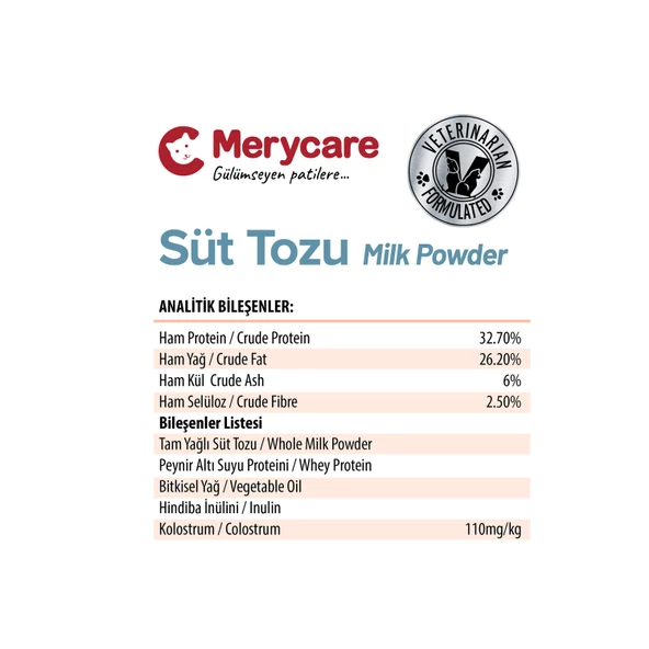 Merycare Kolostrum ve Taurin ile zenginleştirilmiş Süt Tozu 150gr - 2