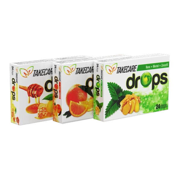 Portakal Aromalı C Vitamini içeren 24'lü DROPS 3'lü Paket - 4