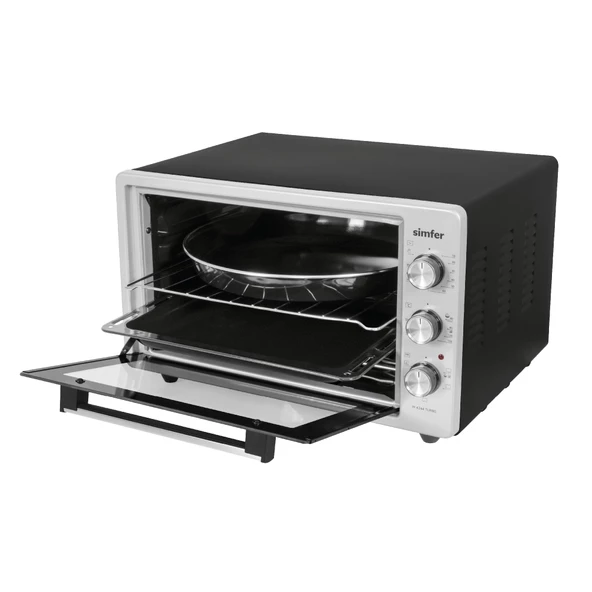 Simfer 4244 İnox Gri 42 Litre Turbo Midi/Mini Fırın - 4