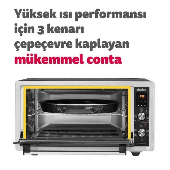 Simfer 4559 İnox 45 Litre Turbo Midi/Mini Fırın - 9