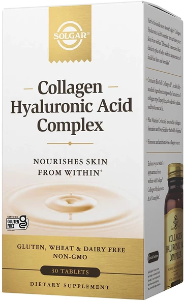 Solgar Hyaluronic Acid Collagen Complex 120 MG 30 TABLET