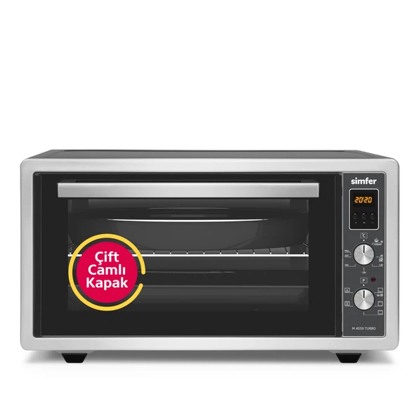 Simfer 4559 İnox 45 Litre Turbo Midi/Mini Fırın - 2
