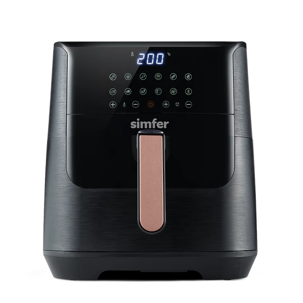 Simfer SK-6704 Air Fry Smart Siyah 8L Dijital - 6