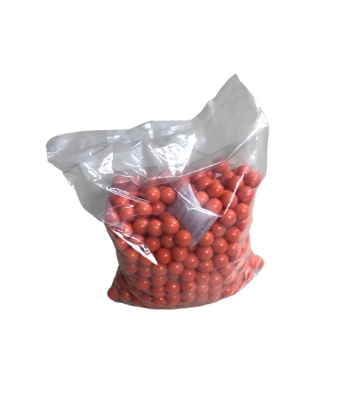 2000 Adet Turuncu Turnuva Tipi Paintball Boya Topu PEG içerikli 0,68 CAL - 5