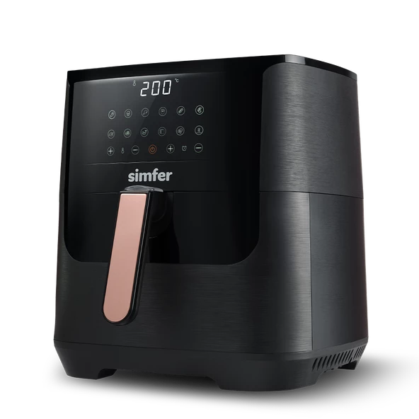 Simfer SK-6704 Air Fry Smart Siyah 8L Dijital - 5