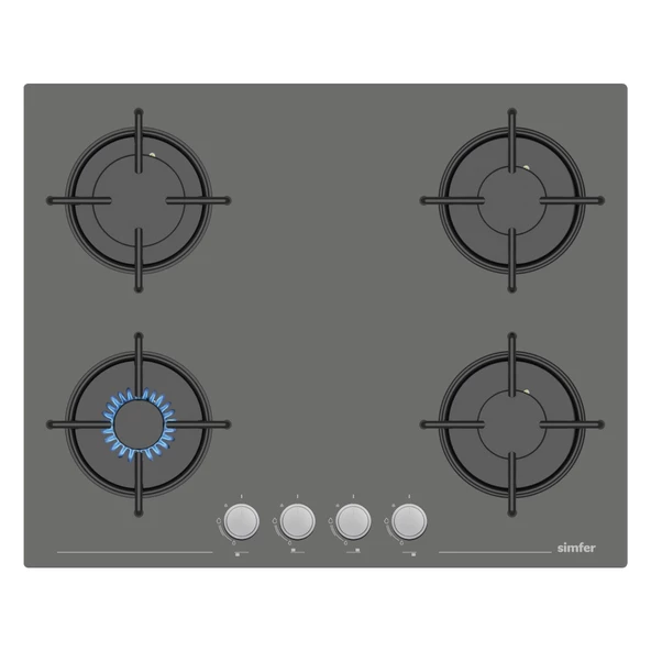 Simfer 4 Fonksiyon Trend Silver Dijital Power Turbo Ankastre Set (8237 Fırın + 3655 Ocak + 8705 Davlumbaz) - 3