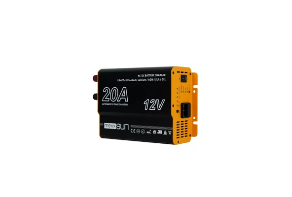 Mexxsun AC-DC Akü Şarj Cihazı 12V-20A