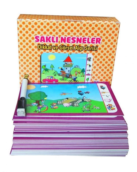 Saklı Nesneler Dikkat ve Görsel Algı Serisi Yuka Kids