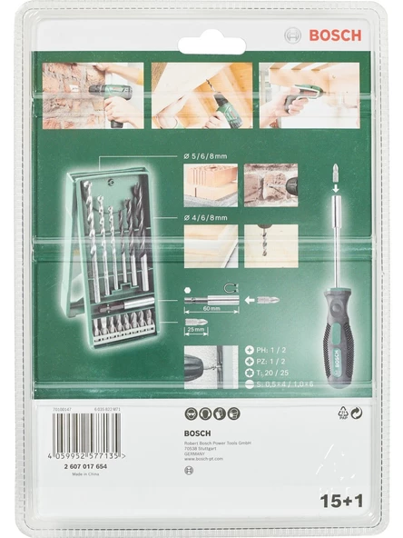 Bosch X-Line 15+1 Vidalama&matkap Ucu Seti - 2