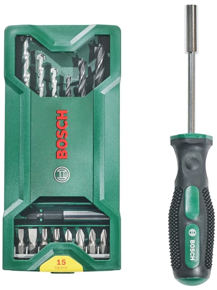 Bosch X-Line 15+1 Vidalama&matkap Ucu Seti