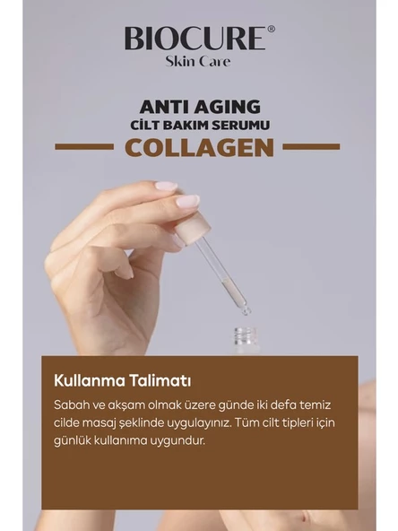 Biocure Collagen Kırısıklık Karşıtı Cilt Bakım Serumu 30 Ml. - 2