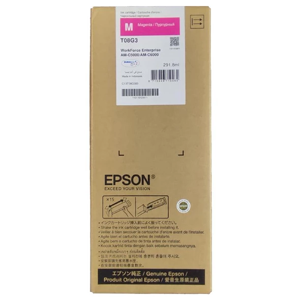 Epson Mürekkep Orj. WF Ent. AM-C5000,C6000 Magenta (30K) - 2