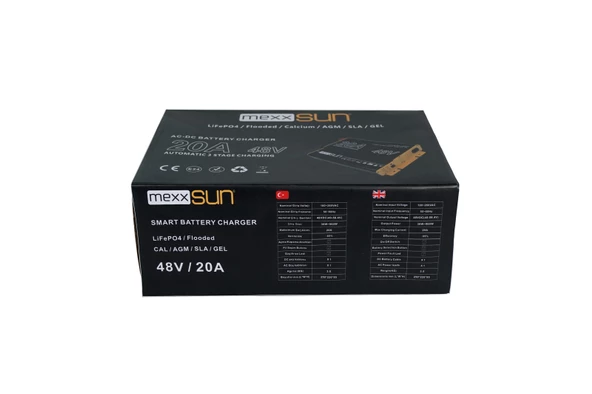 Mexxsun AC-DC Akü Şarj Cihazı 48V-20A - 6