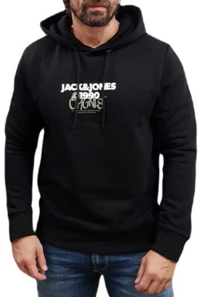 JACK JONES Baskılı Erkek Sweatshirt 12266946