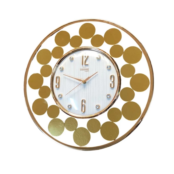 Enarose Aynalı Pleksi Çemberli Duvar Saati A5511871 ürün görseli