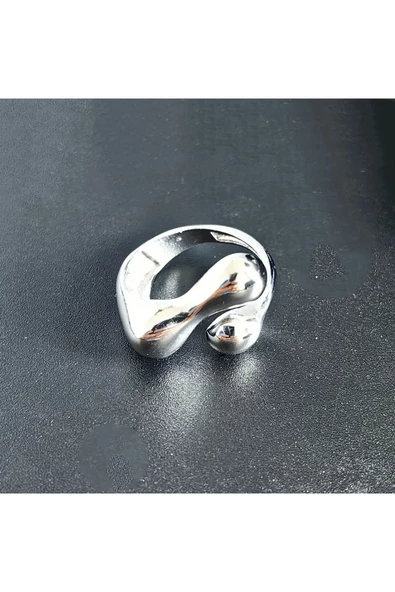 Gümüş Kaplama Bijuteri Yüzük 1