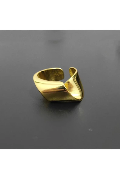 Kurdela Model Altın Kaplama Bijuteri Yüzük ürün görseli