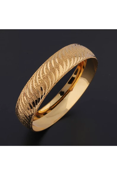 22 Ayar Altın Kaplama Es Modeli Bijuteri Bilezik ürün görseli