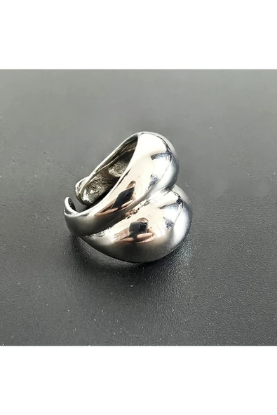 Damla Modeli Gümüş Kaplama Bijuteri Yüzük ürün görseli