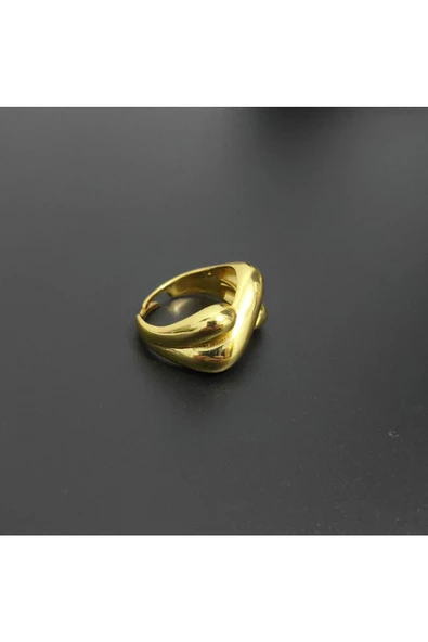 Altın Kaplama Bijuteri Yüzük 4 - Resim 2
