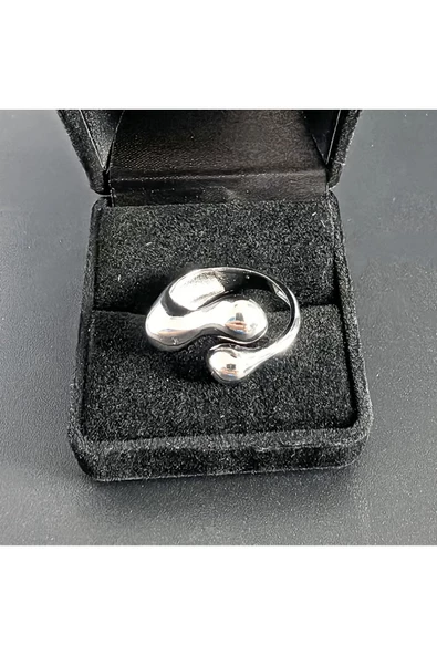 Gümüş Kaplama Bijuteri Yüzük 1 - 2