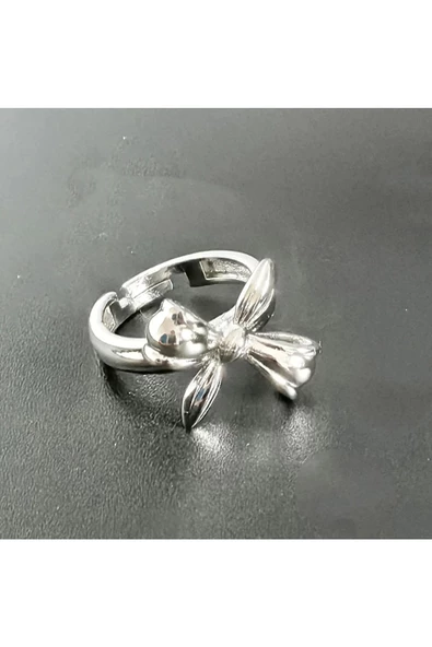 Fiyonk Modeli Gümüş Kaplama Bijuteri Yüzük 1 ürün görseli