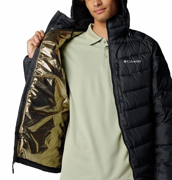 Columbia Labyrinth Loop Hooded Erkek Mont WO3560 - Resim 4